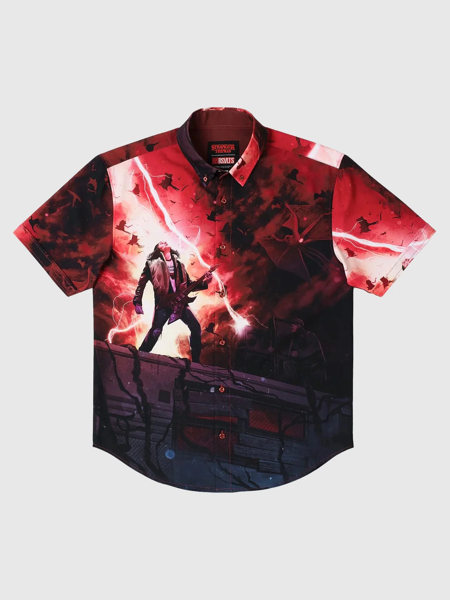 Stranger Things x RSVLTS "Most Metal Ever!" KUNUFLEX Short Sleeve Shirt