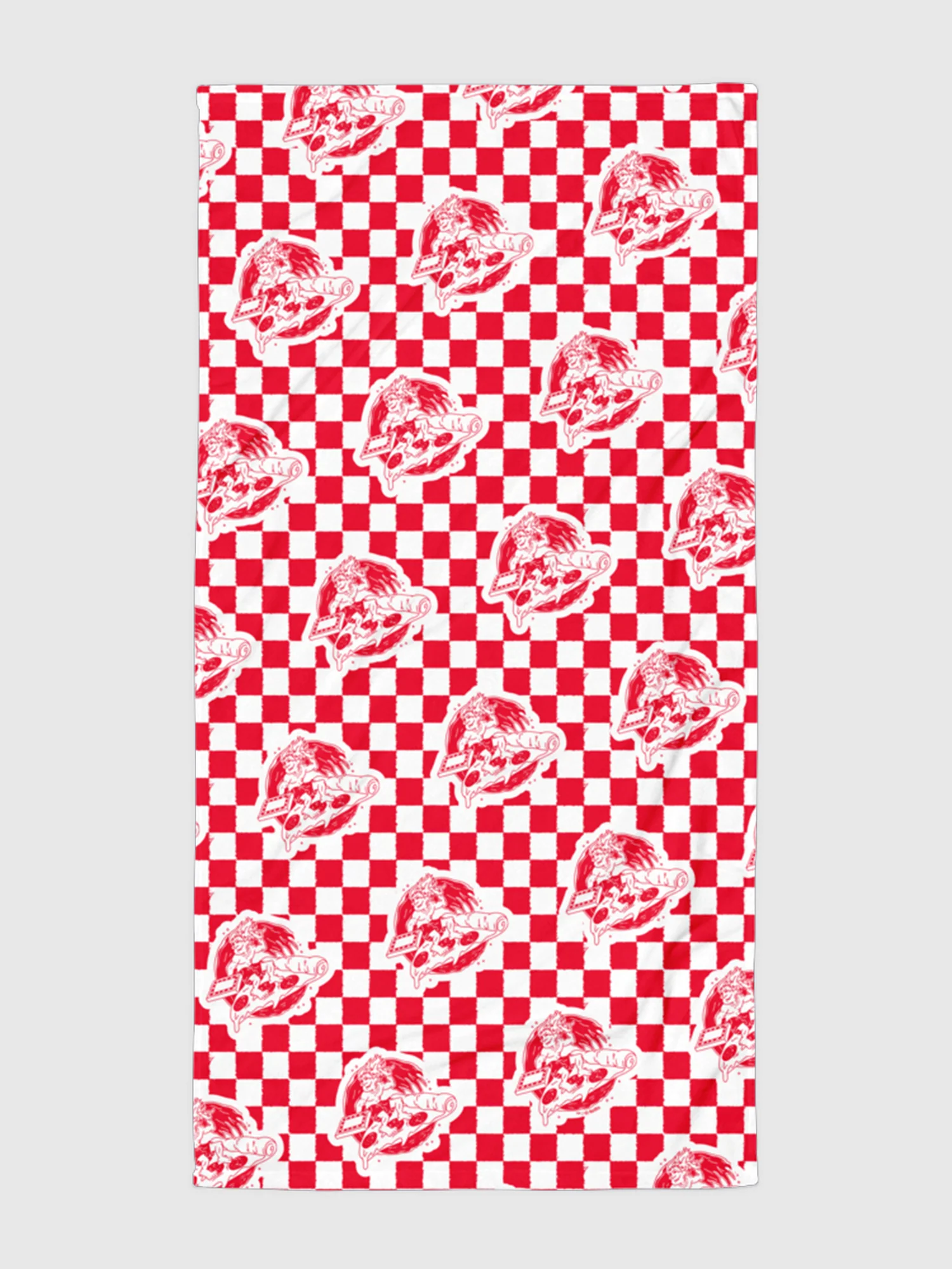 Stranger Things Pizza Beach Towel