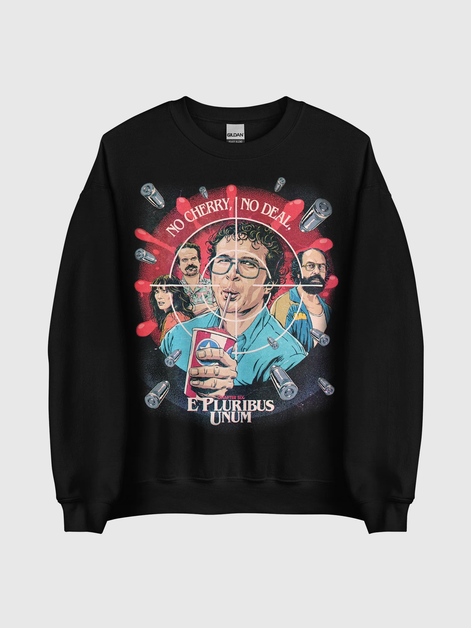 Stranger Things Season 3 x Butcher Billy E Pluribus Unum Sweatshirt