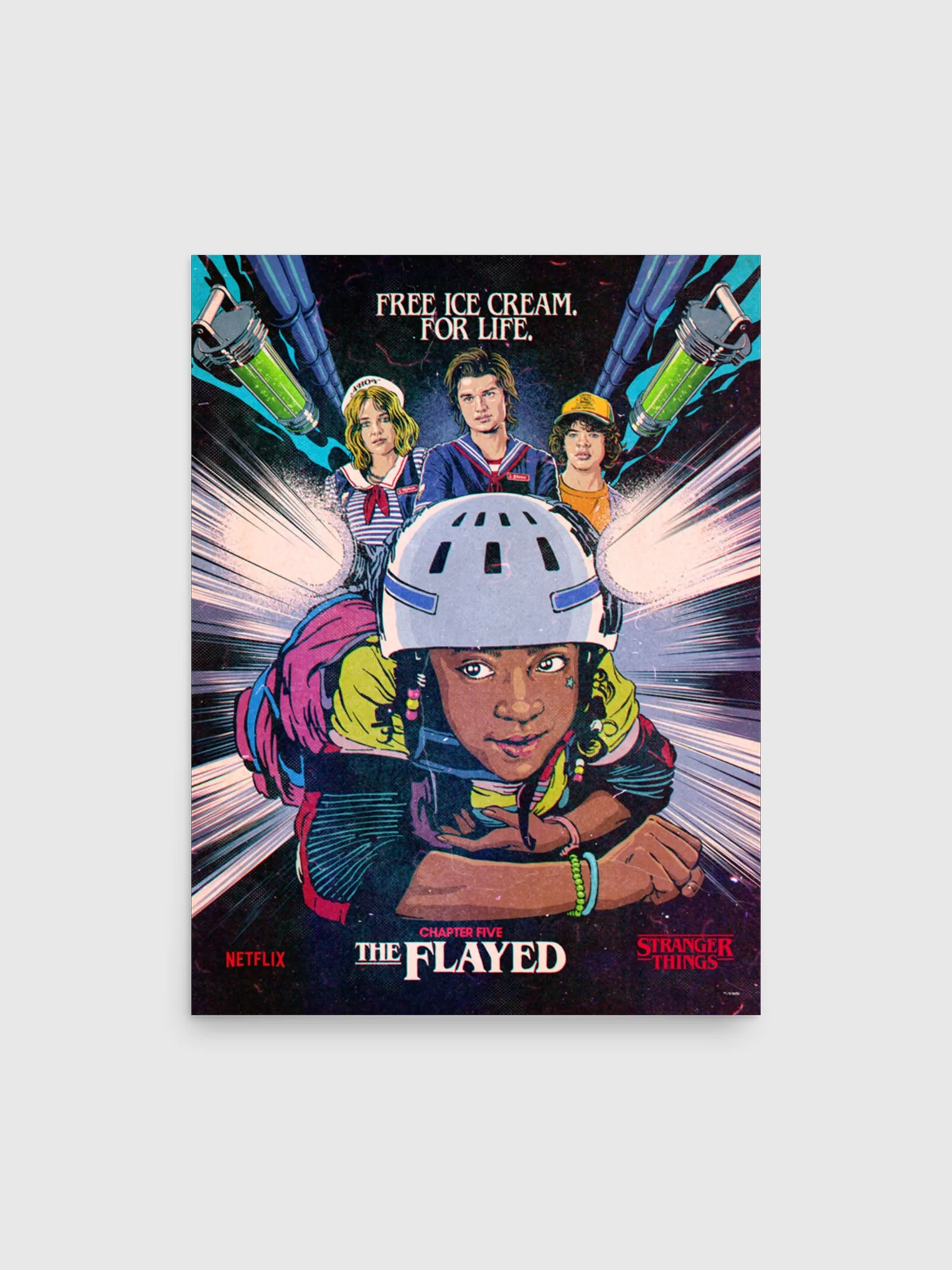 Stranger Things Season 3 x Butcher Billy The Flayed Poster