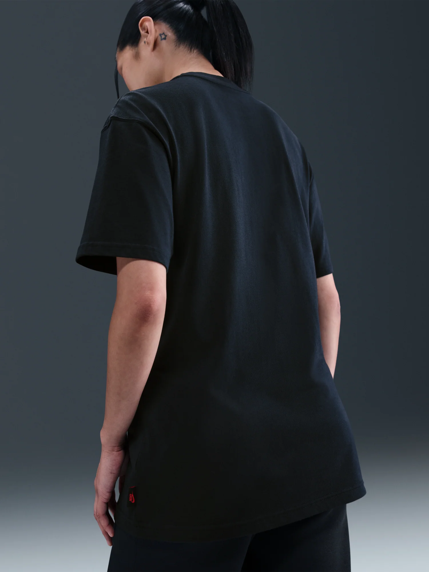 Nike x Stranger Things T-Shirt Black Logo - Image 6
