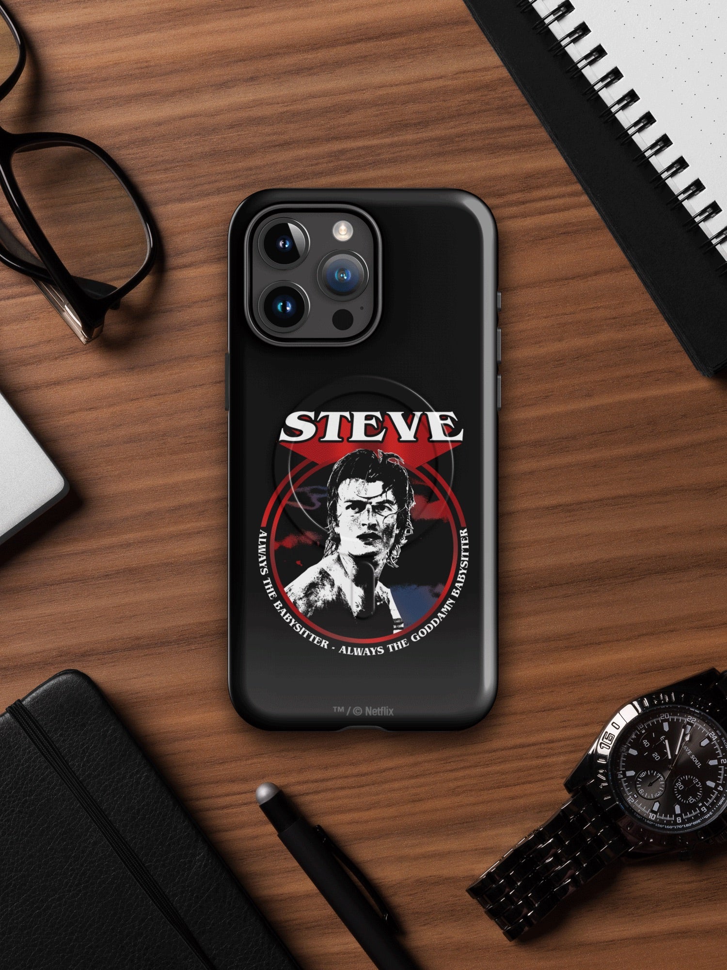Stranger Things Steve iPhone® Magsafe Tough Case - Image 9
