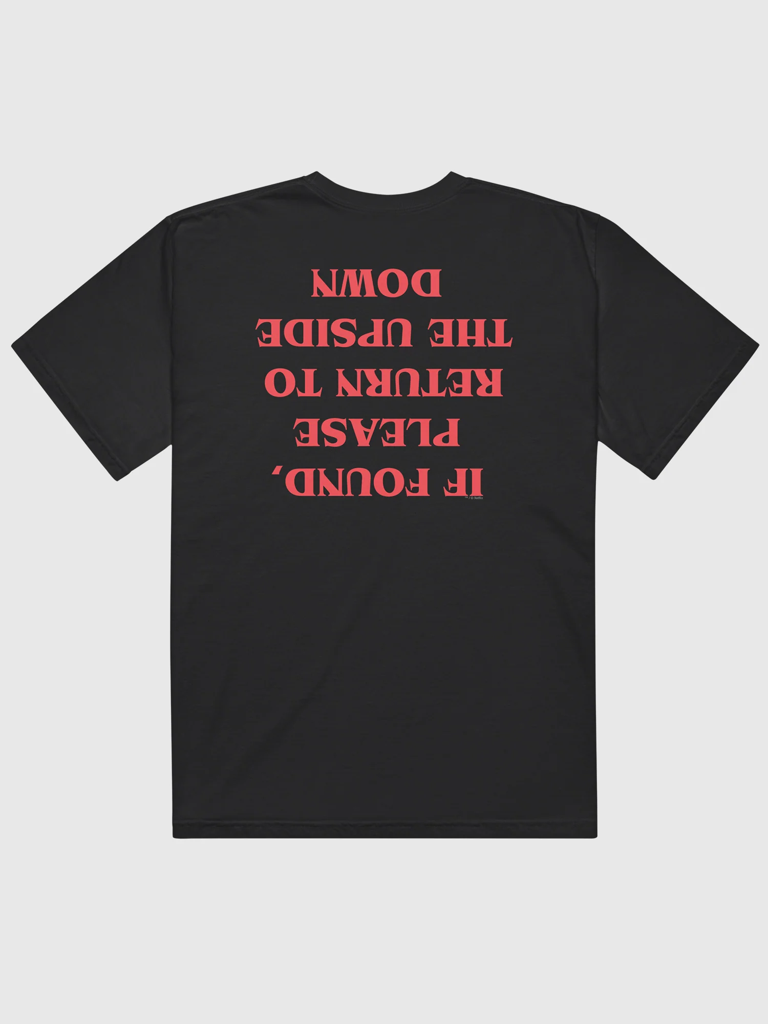 Stranger Things T-Shirt Return to The Upside Down