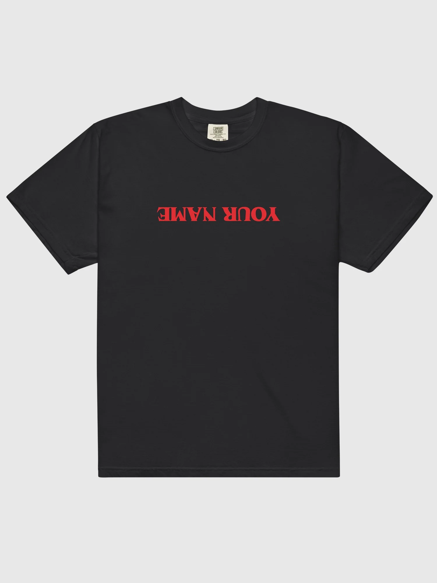 Stranger Things Upside Down Personalized Comfort Colors T-Shirt