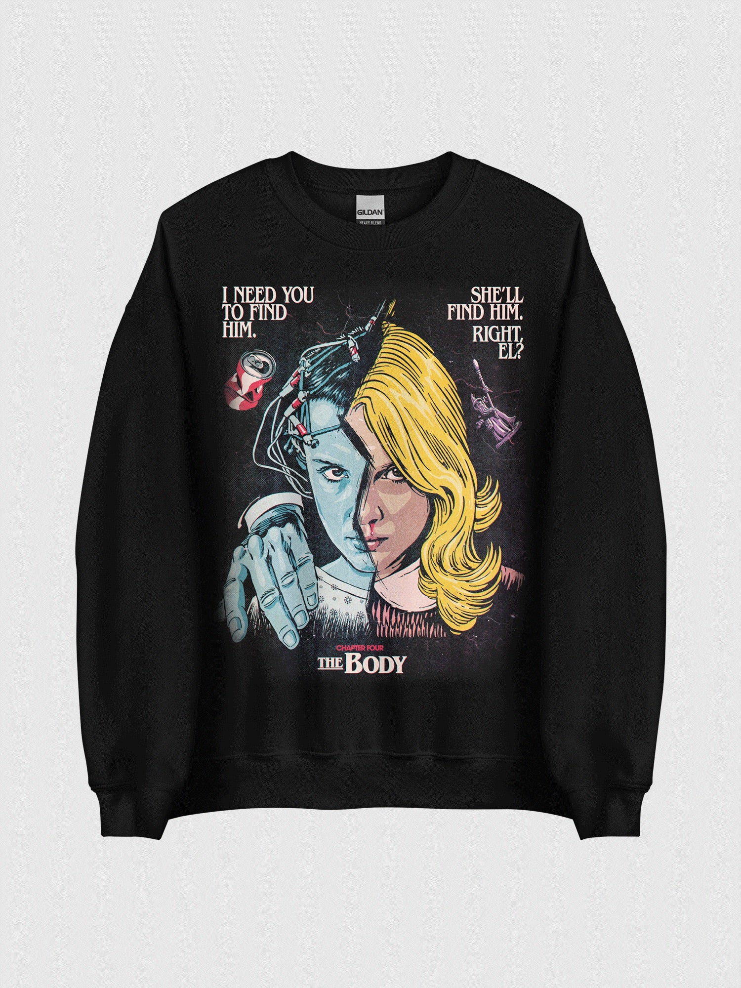 Stranger Things Season 1  x Butcher Billy The Body Sweatshirt