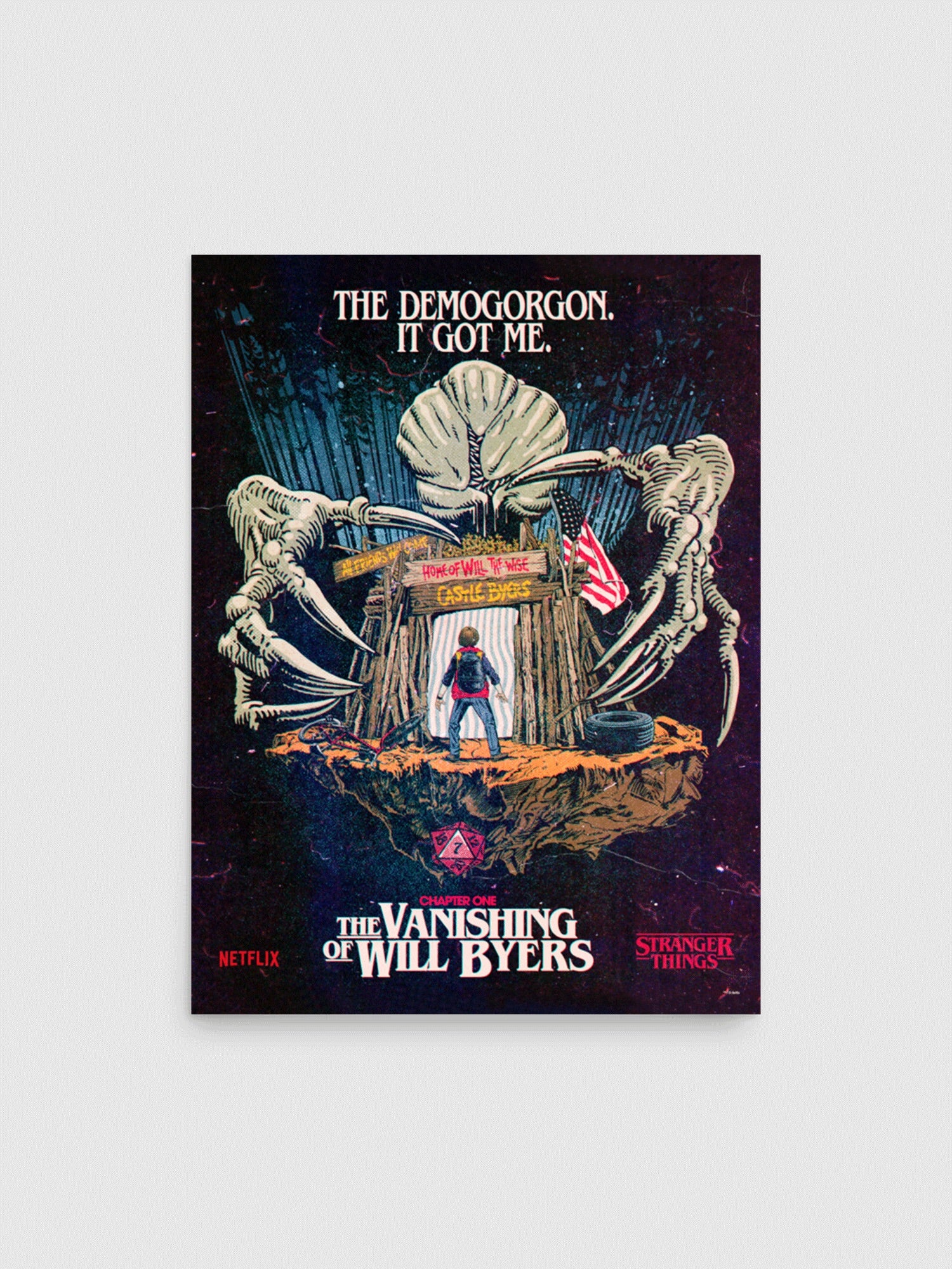 Stranger Things Season 1 x Butcher Billy Vanishing of Will Byers Poster