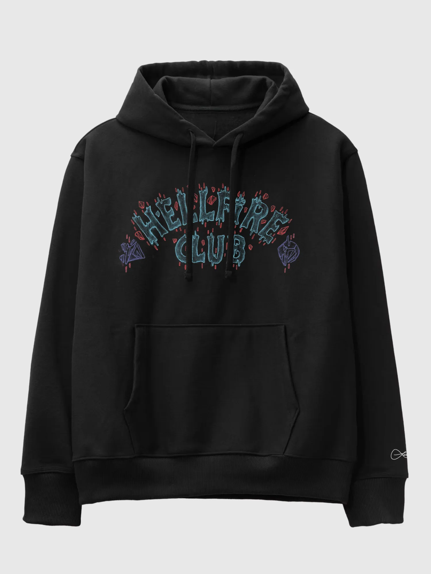 Stranger Things x Louis De Guzman Hellfire Club Hoodie