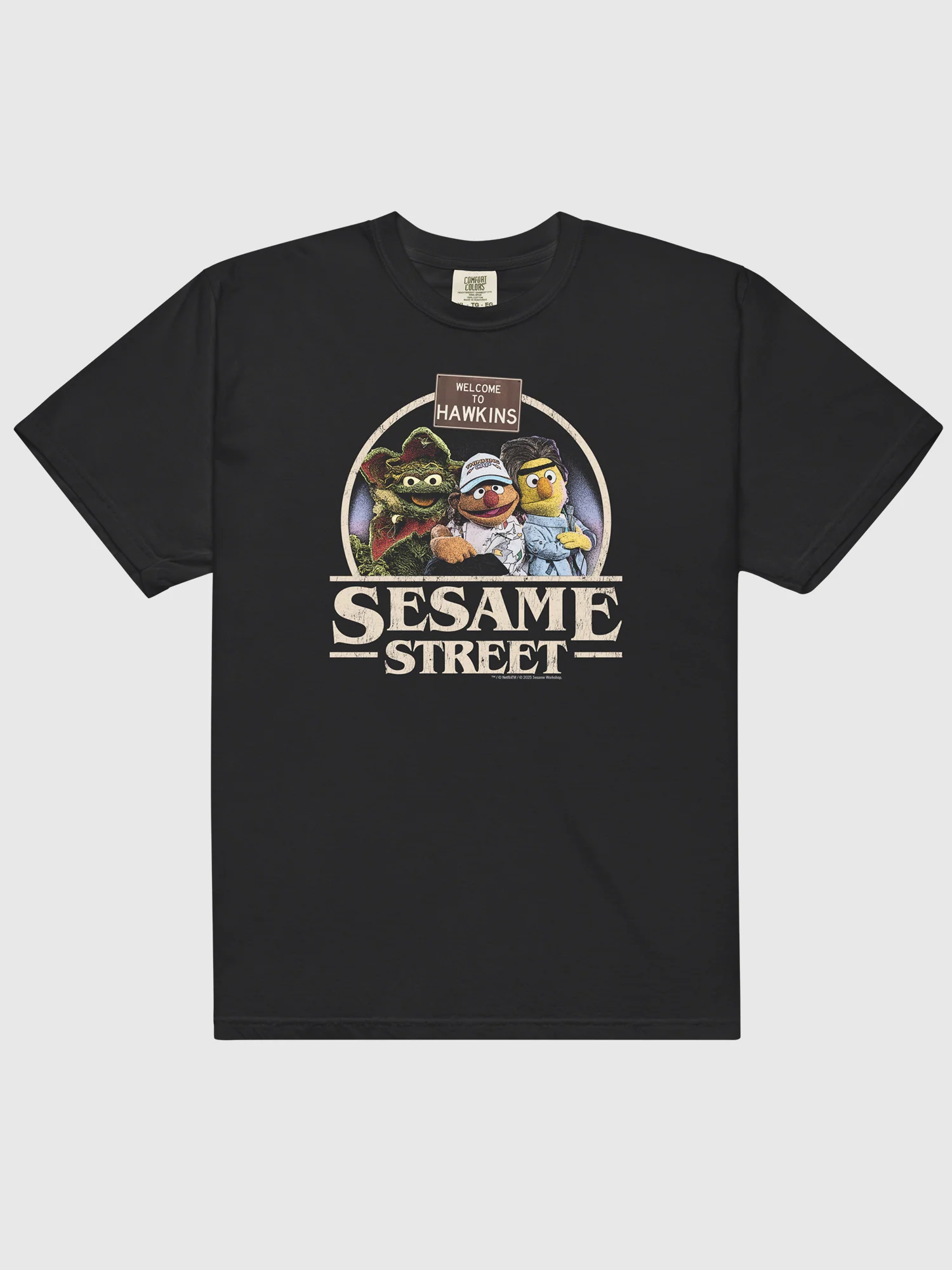 Stranger Things x Sesame Street Comfort Colors T-Shirt